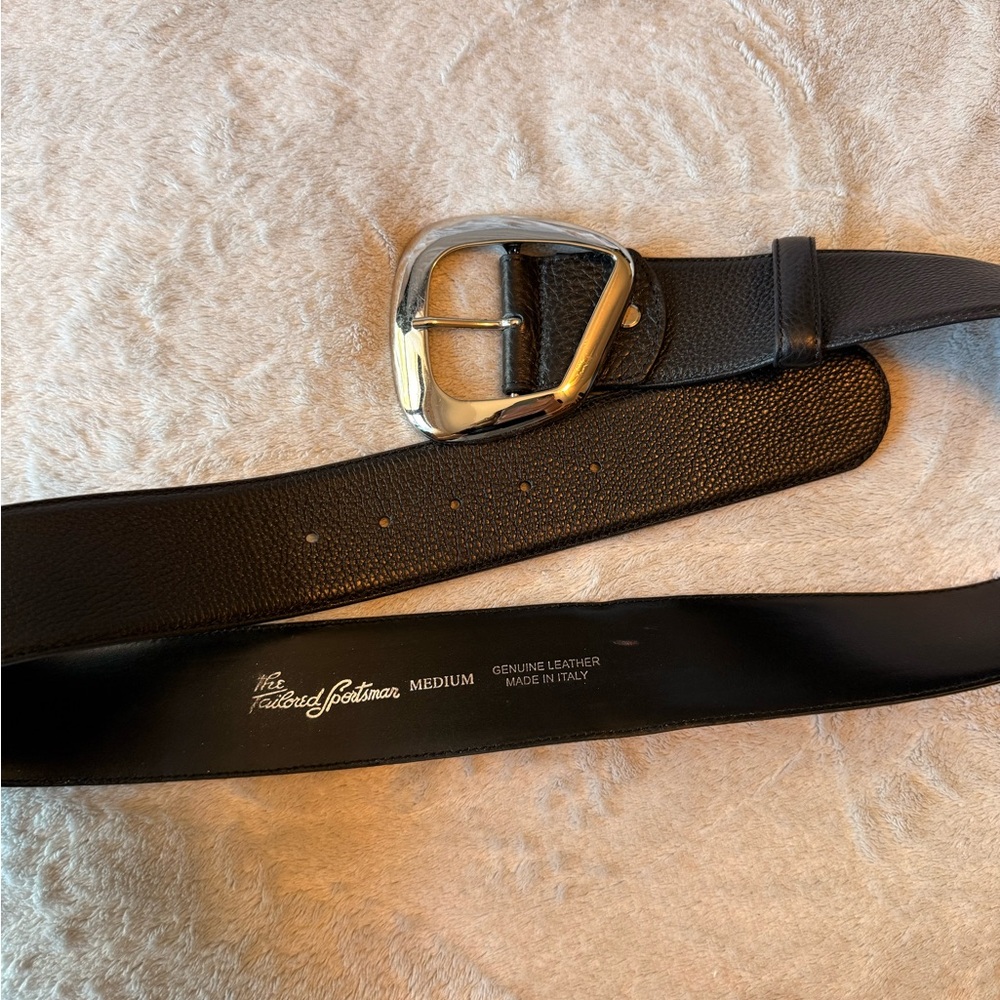 Tailored Sportsman Leather belt - Picture 3 of 9